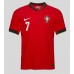 Camisa de Futebol Portugal Cristiano Ronaldo #7 Equipamento Principal Europeu 2024 Manga Curta